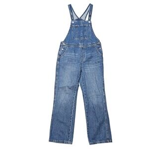 Classic Blue Denim Overalls for Kids - Blue